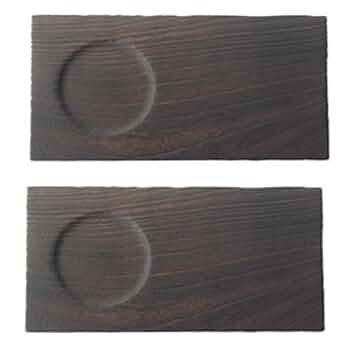 【新品】桐子モダン トレイ 4枚セット ボード 桐のトレイ 大 2個セット｜桐製 シンプル 木目 お盆 ウッド