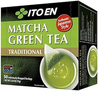 Ito En Traditional Matcha Green Tea 50 Count Zero Calories, Caffeinated