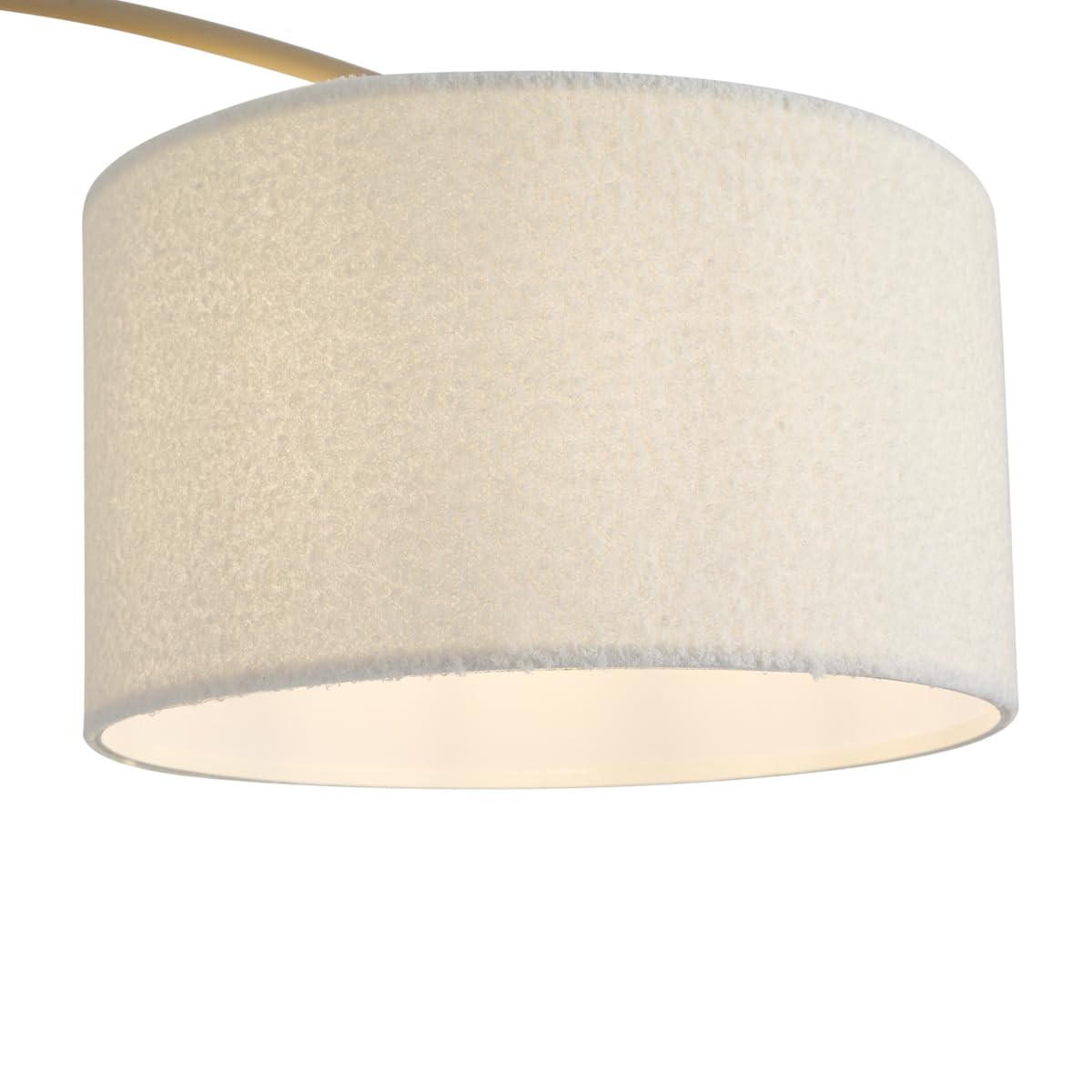 Qazqa Vinossa Stehlampe, ohne Leuchtmittel, E27, Modern, Stahl, 1-flammig, Beige