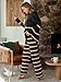 LILLUSORY 2 Piece Sets for Women 2025 Fall Outfits Two Piece Lounge Sets Sweatsuits Striped Knit Sweater Clothes Fashion StripedBlack-2 L