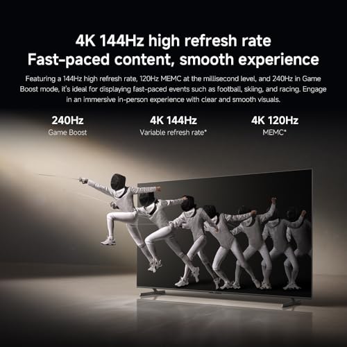 Image of Xiaomi TV Max 85 2025 | Ultra-large 4K display | Quantum Dot display | 144Hz refresh rate, Dolby Vision, Dolby Atmos | AI processor | Google TV