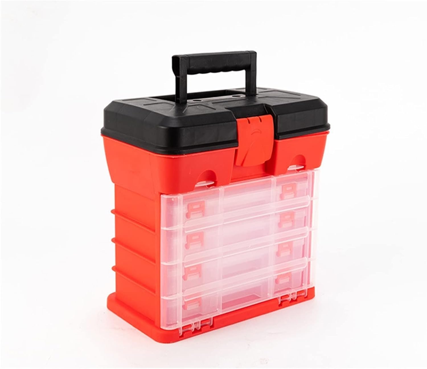 家庭用工具収納ボックス 4段引き出しプラスチックツールボックス 釣り