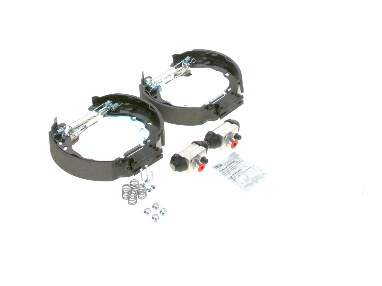 BOSCH Kit ganasce freno 0204114685 | Compatibile con: DACIA LOGAN II, SANDERO II, RENAULT CLIO IV, CLIO IV Grandtour, CLIO IV Kasten/Schrägheck, LOGAN/STEPWAY II