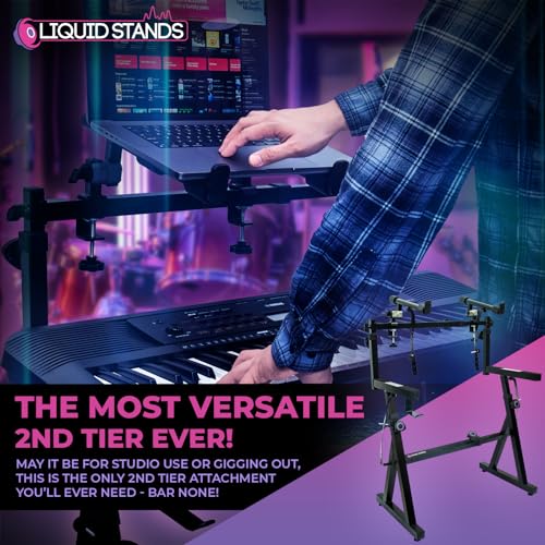 Liquid Stands KIT-MS1078-MS1087 Dual Piano Keyboard Stand thumb #6