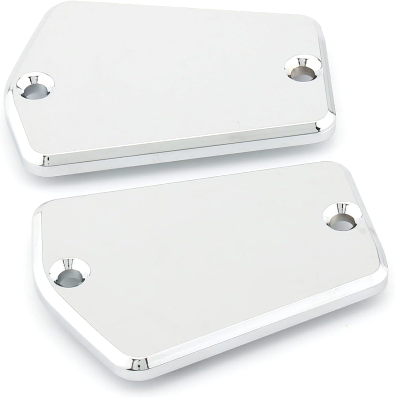 Motorcycle Fluid Reservoir Cap Cover for Yamaha V-MAX 1200 1985-2007 Black/Silver