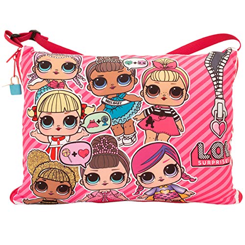 L.O.L. Surprise, Coussin Secret , avec Pages Lavables, Haut-Parleur, Cadenas, Bandoulière pour le Porter sur l'épaule, Jouet pour Enfants dès 3 Ans, LLD10