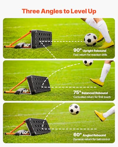 VEVOR 6-in-1 Soccer Rebounder Board