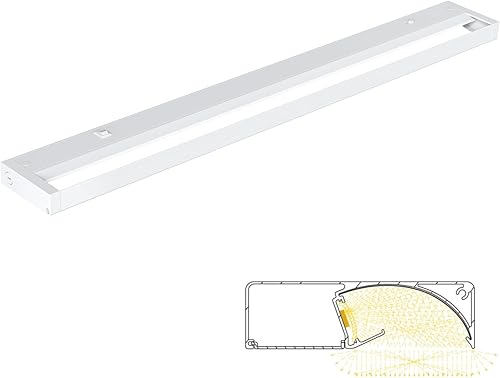 Iluminación LED indirecta para debajo del gabinete de 42 pulgadas, cableada, 2240 lúmenes, 3 ajustes de color, 3000 K3500 K4000 K, luces de cocina
