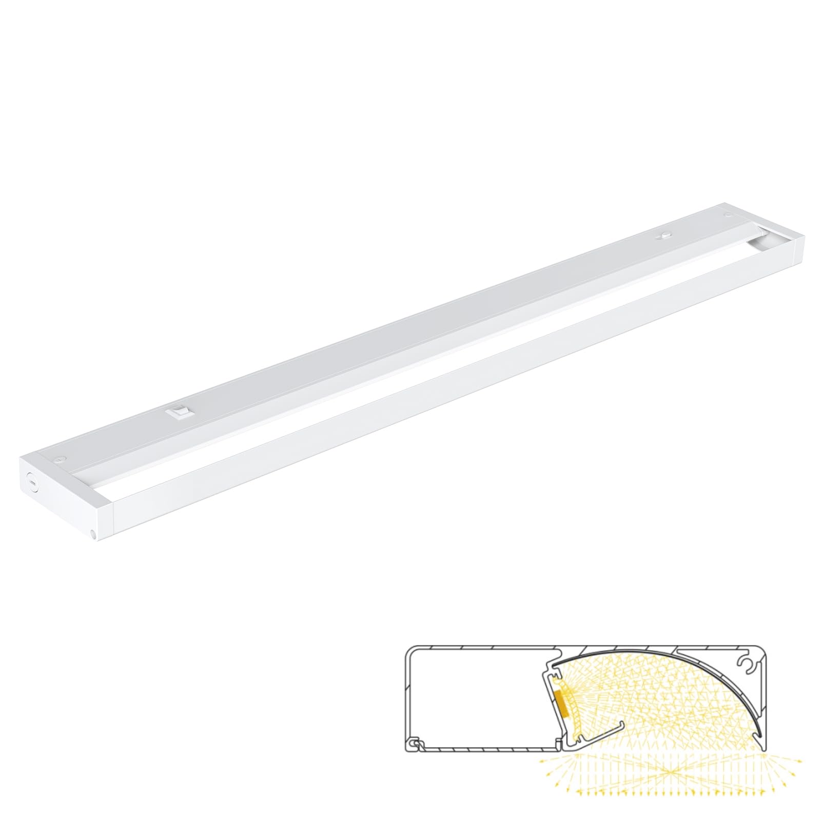AKIHE Under Cabinet Lighting LED 42 Inch, Hardwired Kitchen Lights