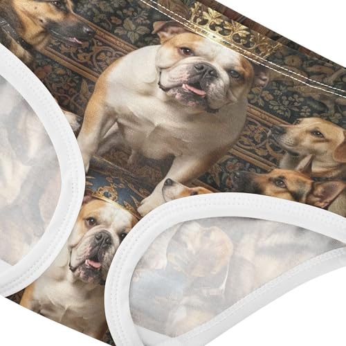 Cotton Toddler Girls Underwear King Dogs Girl Panties Cute Durable Kids Undies Briefs 2t4