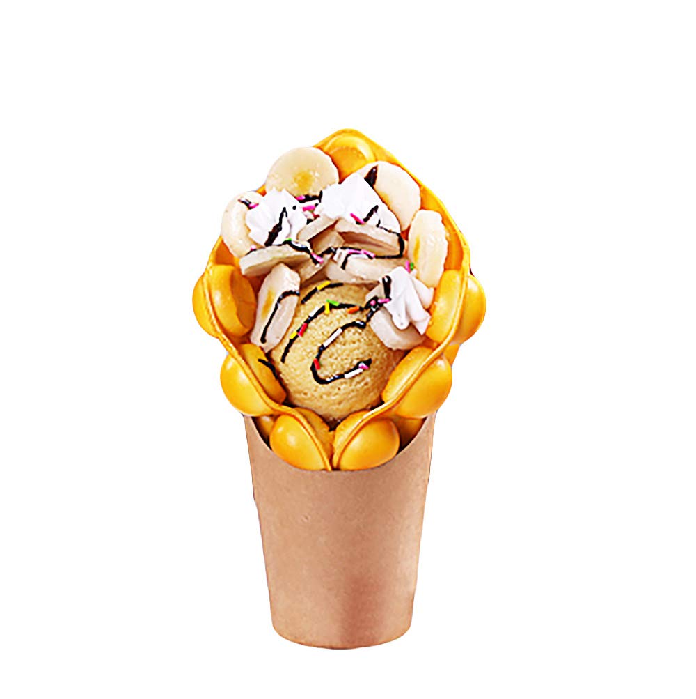 ALDKitchen Bubble Waffle Display | Artificial Bubble Waffle for Restaurants | Food Decoration (41)