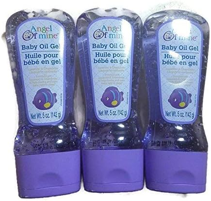 Angel of Mine Baby Oil Gel - Lavender and Chamomile - Pack of 3