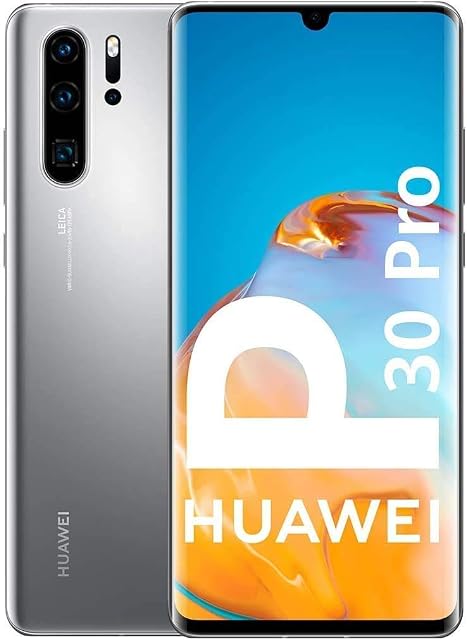 HUAWEI P30 Pro New Edition - Smartphone 256GB, 8GB RAM, Dual Sim, Silver Frost (Renewed)