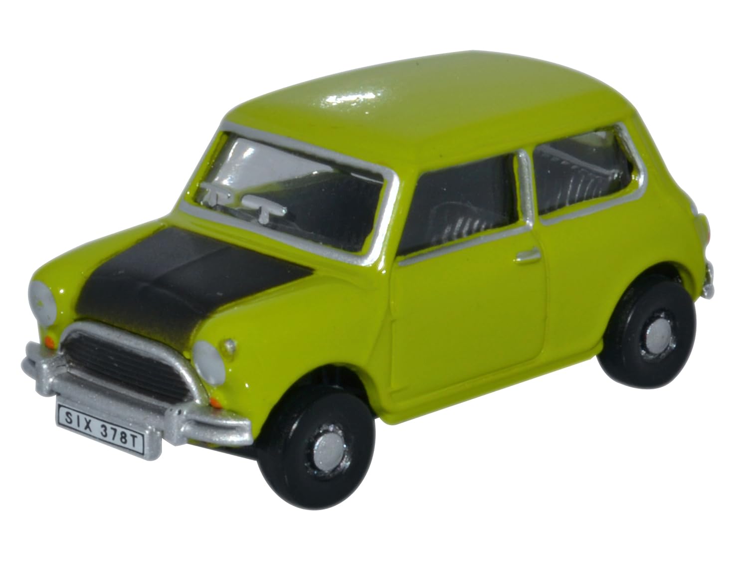 Oxford Diecast Lime Green Classic Mini 1:76 scale - 76MN005