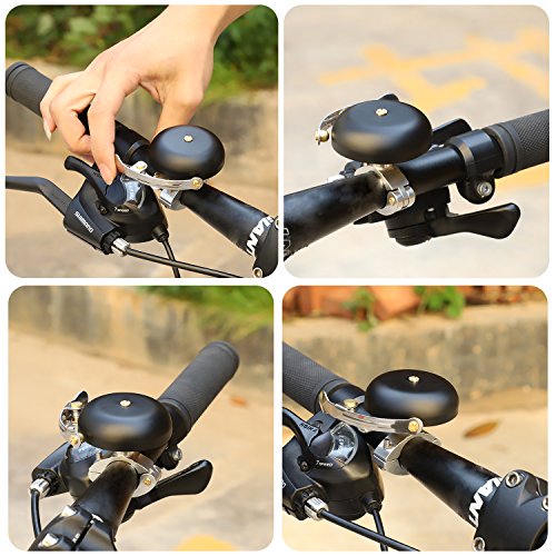 Brass Vintage Bicycle Bell, Retro Bike Bell for Adults and Kids, Loud Crisp Clear Sound Cycle Handlebar Ring Horn, Cycling Accessories