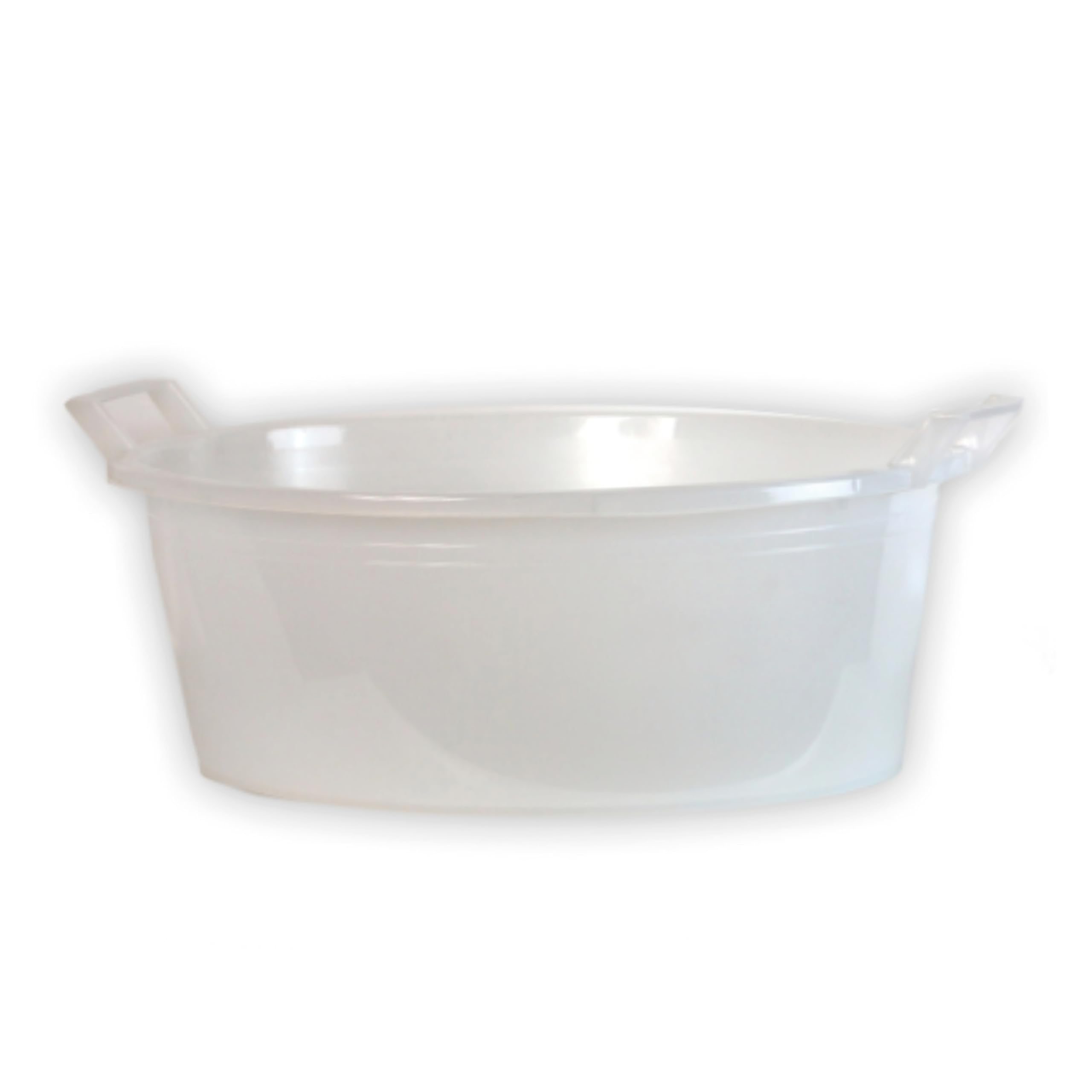 Ecoplast | Bacinella Bucato Tonda, Cesta Portabiancheria in Plastica 100 Lt, Azzurro, ø79x58,5x30, Made in Italy