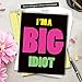 NobleWorks - Oversize Sorry Greeting Card 8.5 x 11 Inch with Envelope (1 Pack) Big Apology Message, Jumbo Big Idiot J3946SRG