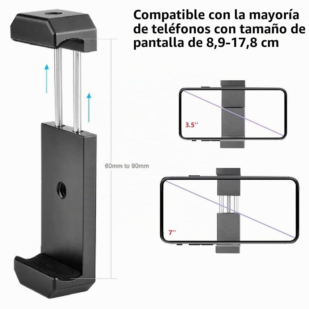 Osmo-Mobile - Soporte para trípode de suelo para DJI Osmo Mobile SE 7P 7 6 5 4 / Osmo-Pocket 3 2 1 / Osmo Action 5 pro 4 3 2 1