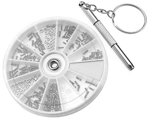 Kit de réparation pour tournevis assortis 120 pièces pour montre et lunettes.