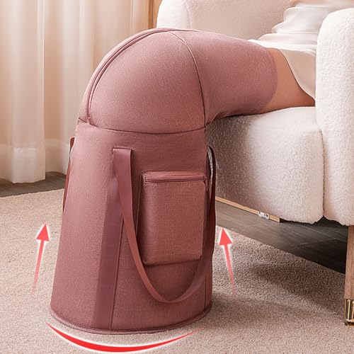 Seau Pliable Bain de Pieds Portable Grande Capacité Rouge - 3