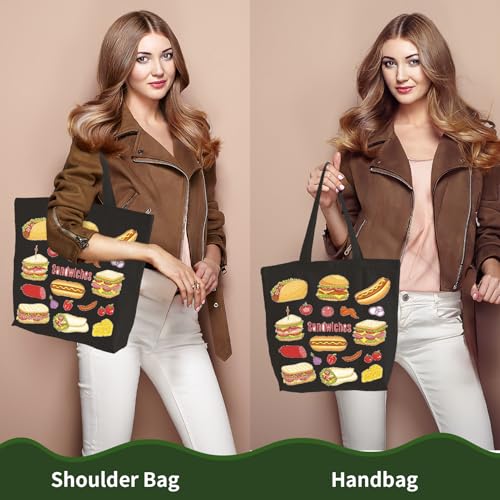 OLSUNOR 10-Pack Canvas Tote Bags