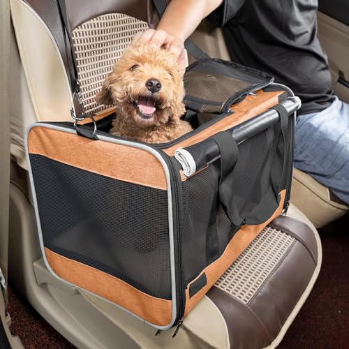Image of GAPZER Dog Carry Bag Puppy, Pet Soft-Shell Portable Kennel Crate 0-15 lbs
