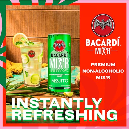 Image of Bacardi MIX'R - Mojito 250 ml Can- Non Alcoholic Premium Mixer