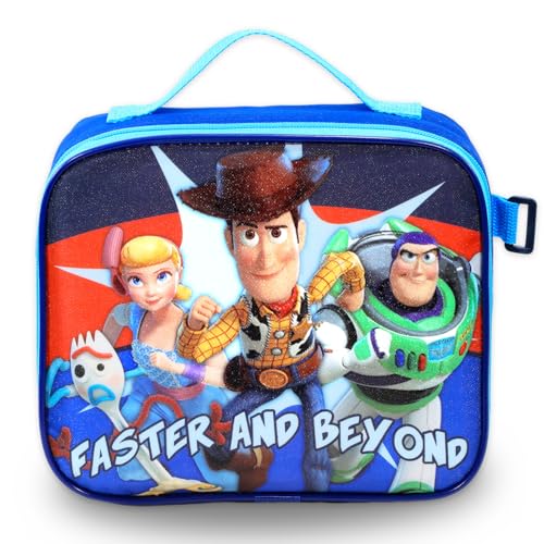 Toy Story Backpack with Lunch Box Set - Bundle with 16" Disney Backpack, Lunch Bag, Water Bottle, Stickers, More | Toy Story School Supplies for Kids4