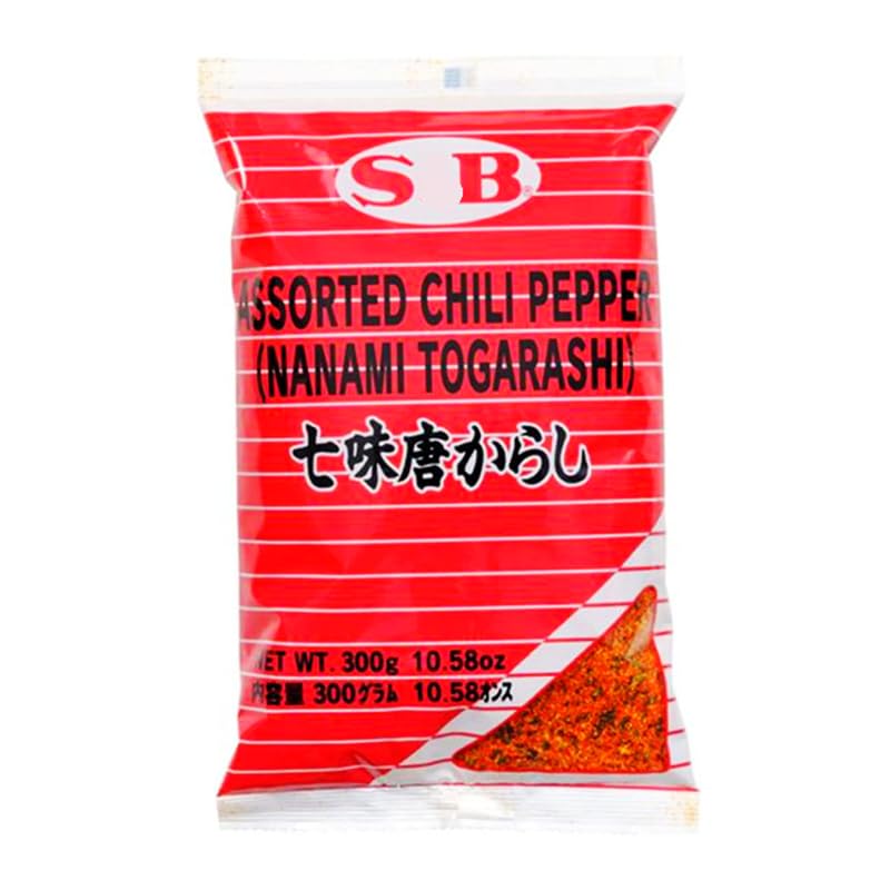 YIJIA | SB Siete Especias - Nanami Togarashi- Shichimi | Mezcla de Especias en Polvo 300g (1 Bolsa)