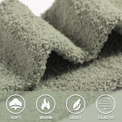 Blu Ninfee Kuschelsocken Damen Flauschige Kuschel Socken 6 Paar, Dicke Weiche Bettsocken Schlafsocken Mädchen, Warm Winter Flauschsocken Kuschelige Socken