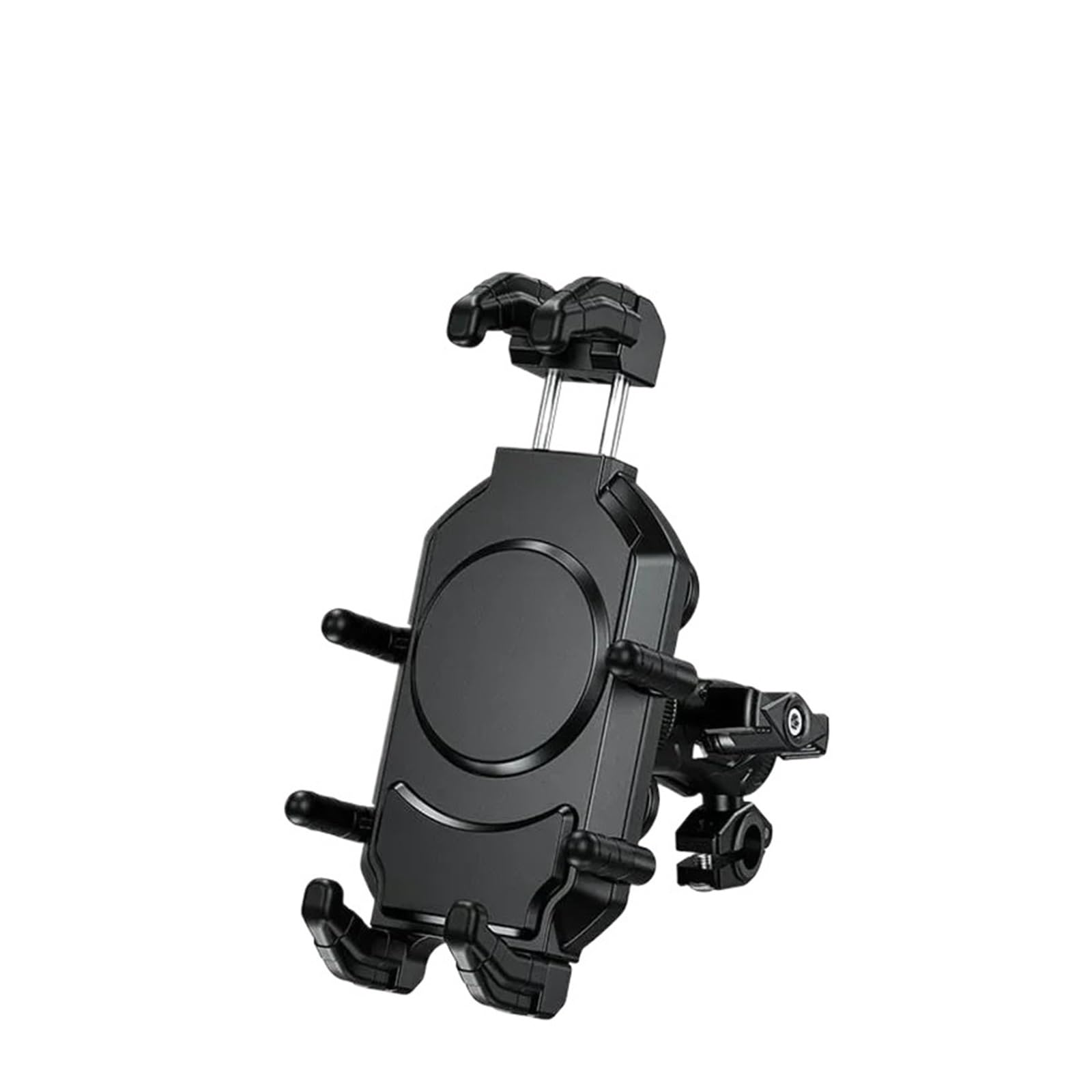Telephone Moto Rotation Support Téléphone Avec Amortisseur Vibrations Verrouillage Sécurisé À Grande Vitesse Support Téléphone Portable Antivol Pour Guidon 5,4 À 7,2 Pouces Porte Téléphone Vélo(Rearvi