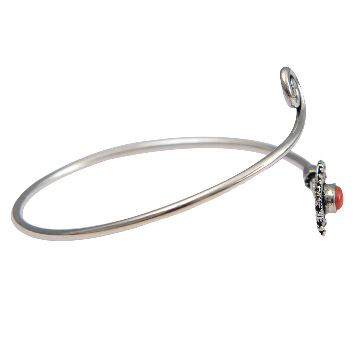Stylish Silver Cuff Bangle Bracelet for Women