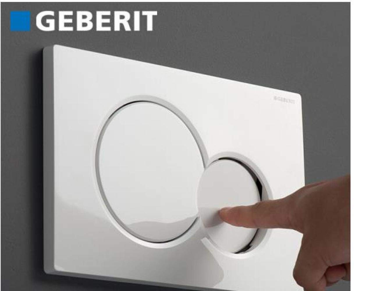 Geberit - 115.770.11.5 - Placa blanca para empotrar, Sigma 01