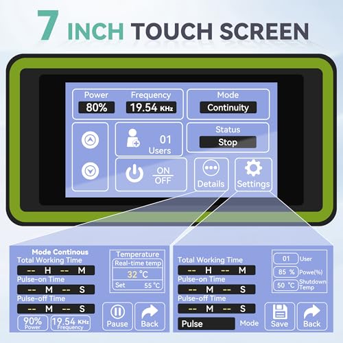 U.S. Solid USS-FX-PARENT Touch Screen Ultrasonic Homogenizer - Lab Cell Disruptor Mixer Ultrasonic Sonicator thumb #2