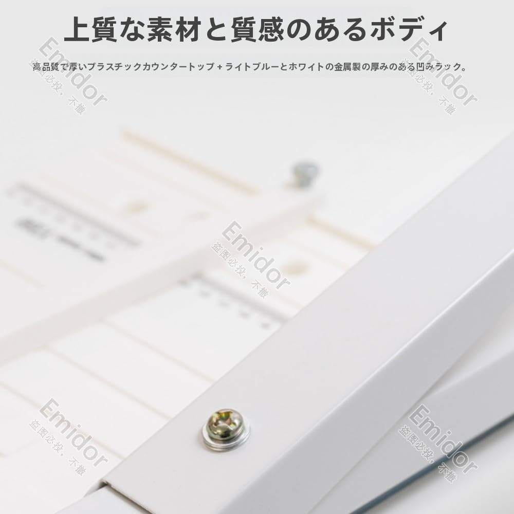 Amazon.co.jp: Emidor 頑丈な手動折り目付け機、A3 紙折り機、紙の