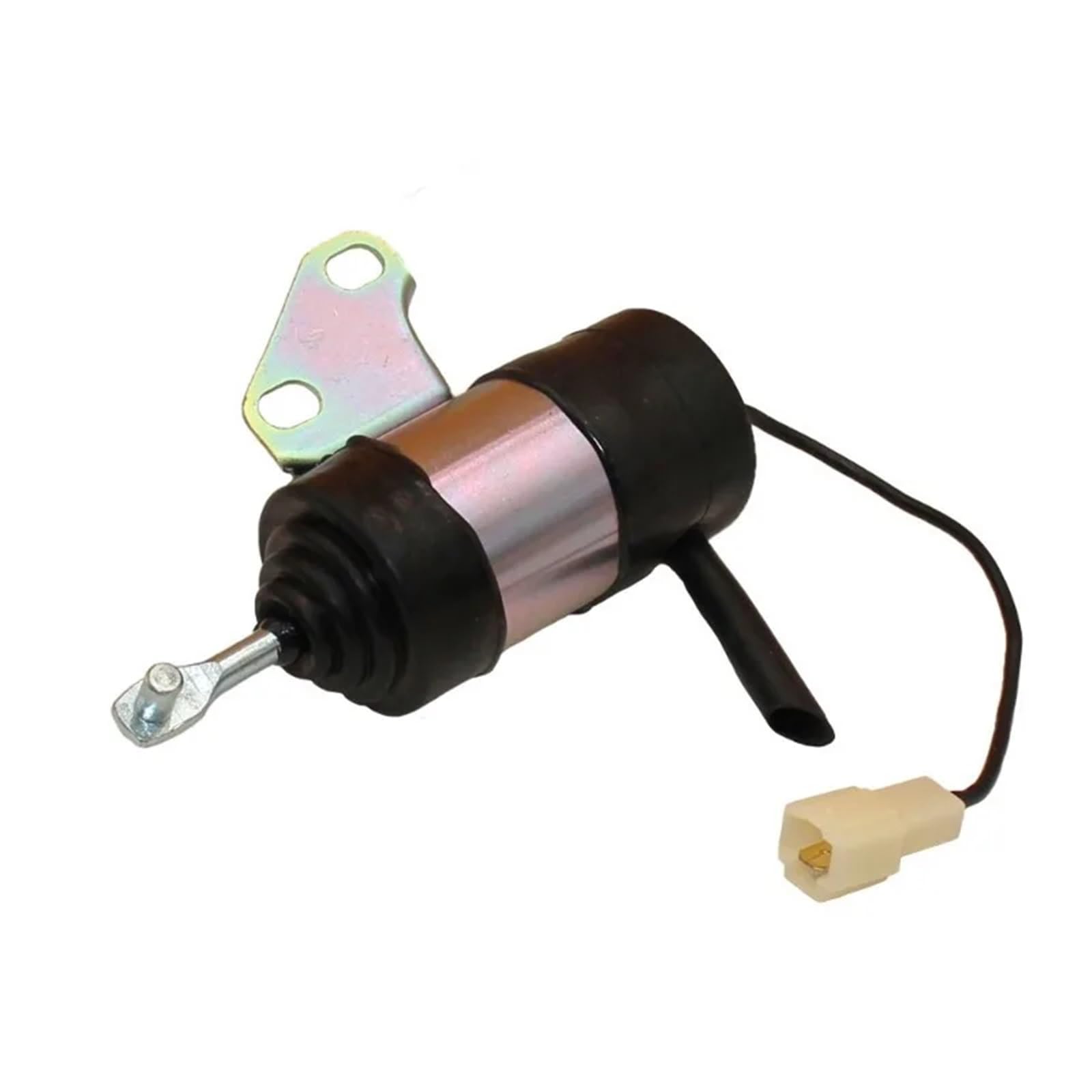 Solenoide de corte de combustible Válvula magnética 1903-3007 compatible con el solenoide de combustible Kubota K008 y el solenoide de combustible K008-3 para excavadoras.