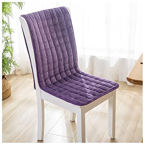Coussin chaise longue flanelle violette lot de 2 pour banc bois