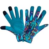 IYICLOTH Gardening Gloves for Women, Touchscreen Printed Thorn-Proof