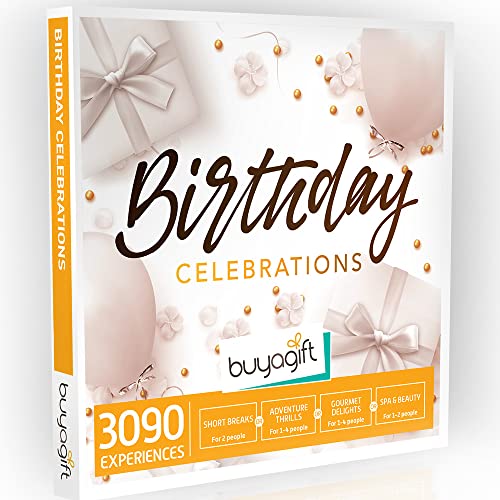 Buyagift Caja de experiencia de regalo de celebraciones de cumpleaños – 3090 días de experiencia en todo el Reino Unido para hacer sonreír a alguien