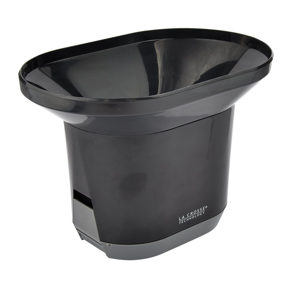 La Crosse Technology WS9003-BLA Ws9003 elektroniczny deszczomierz, czarny, 8,52 x 9,02 x 3,02 cm