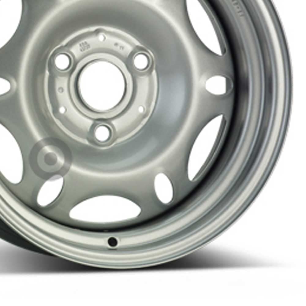 4x Alcar Stahlfelgen 4-7900 5.5Jx15 ET-1 3x112 kompatibel mit Smart Fortwo
