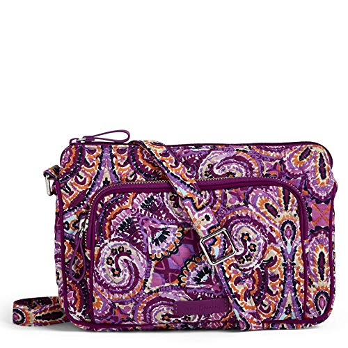 Image of Vera Bradley Women's Cotton Little Hipster Crossbody Purse with RFID Protection