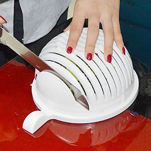 Decorcrafts Kitchenware Multipurpose Strainer Bowl and Salad Cutter