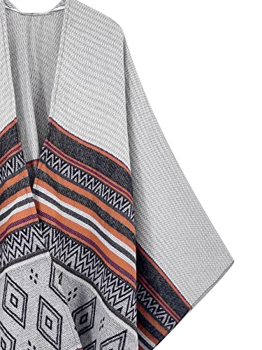 Image of Breezy Lane Women's Shawl Wraps Warm Poncho Ruana Wrap Cardigan
