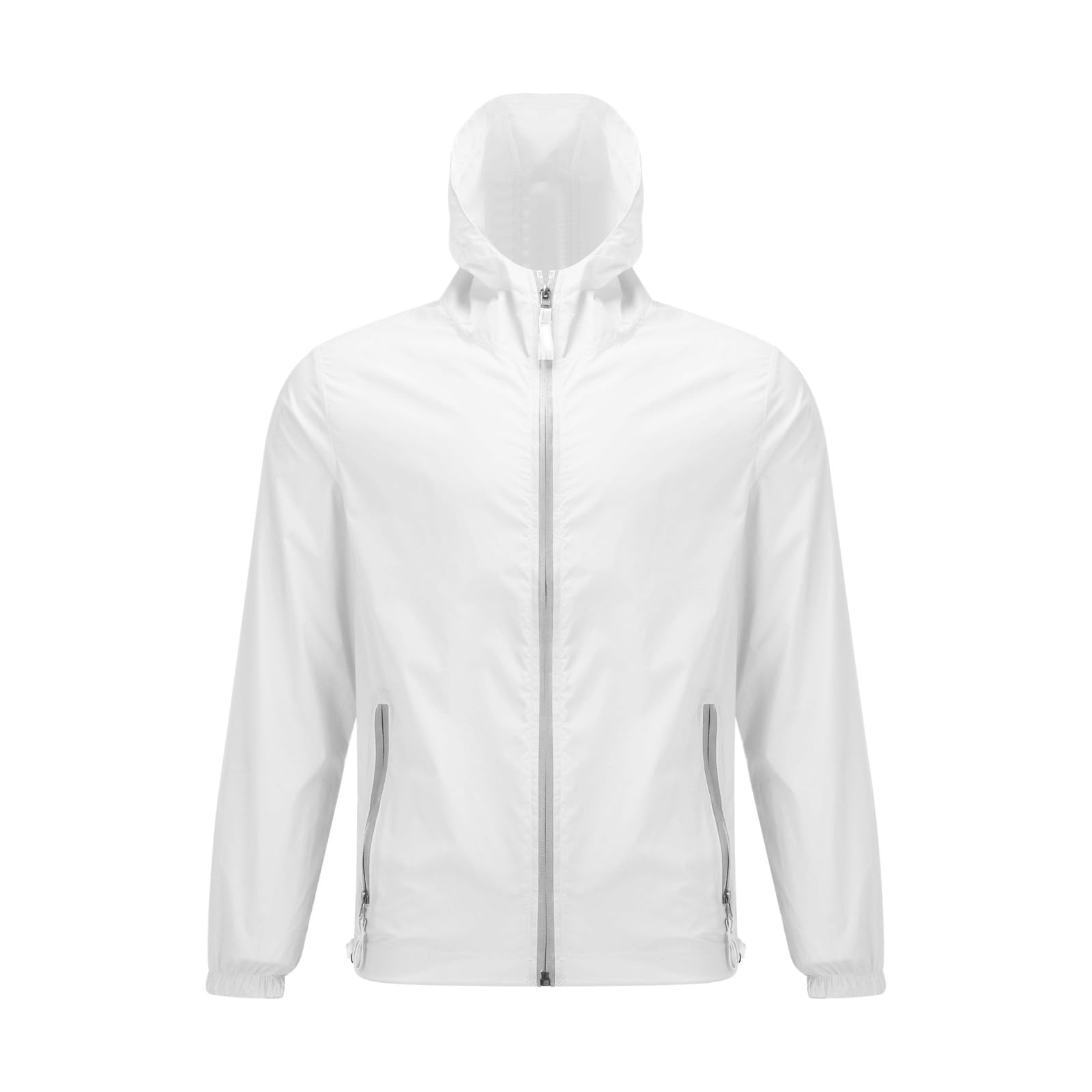 Raincoats de mujer y hombre con capucha impermeable y suelta 4