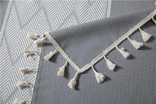 Nappe de table decoration jacquard gris pour repas de fête