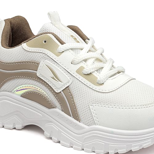Image of ASIAN Women FLORA-03 Running and Casual wear Running Shoes with Laces, Lightweight and Comfortable Shoes Gym and Sports Shoes for Women & Girls with Stylish Design