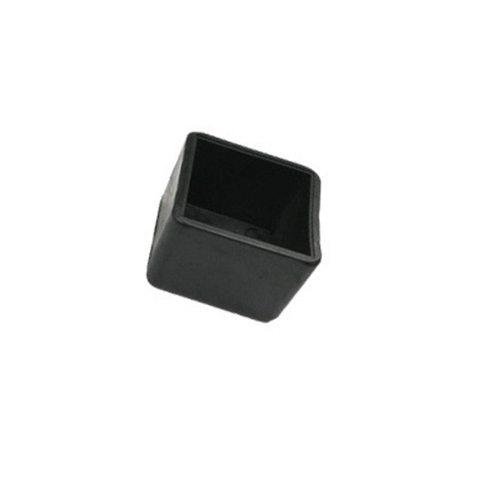 Chair Leg Floor Protectors Chair Leg Caps 16pcs Rubber Non Slip Floor Protector Black Multiple Sizes(Square 35x35mm)