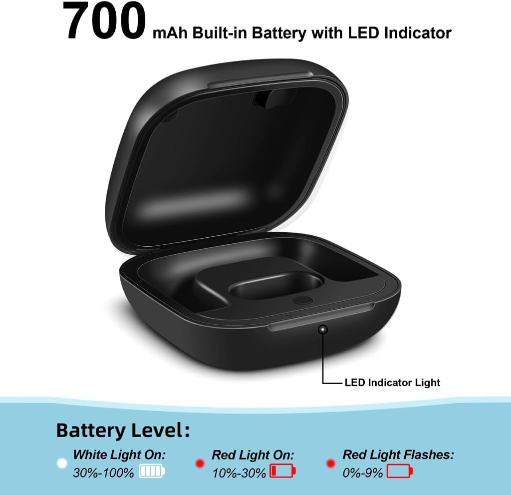Small Charging Case 700mAh Energy Supply Portable Comfortable Storage Case Repla