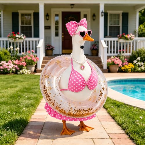 EdenShine Porch Goose Summer Outfit Bikini Goose Clothes for 23 Inch Statue — view 2
